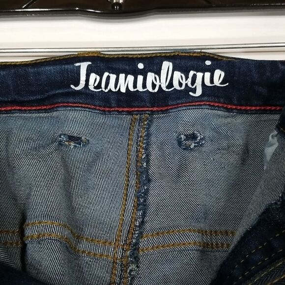 Jeaniologie Jeans Womens Blue  Size 40  Button And Zipper Closure 5 Pockets - Picture 9 of 10